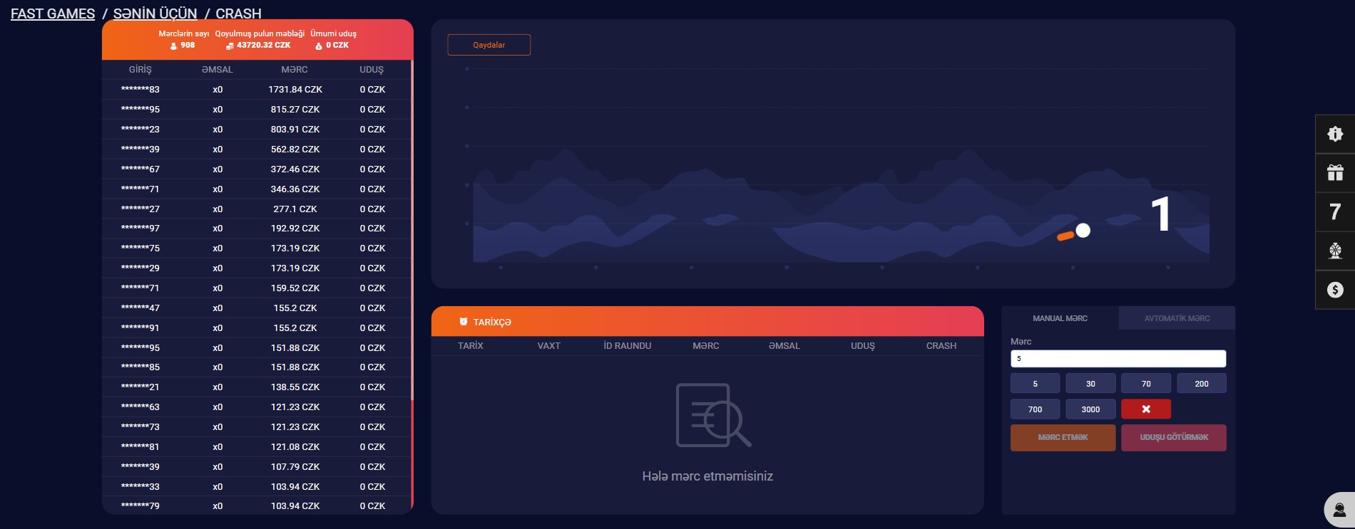 Melbet onlayn kazinoda azerbaycanda crash oyunlar