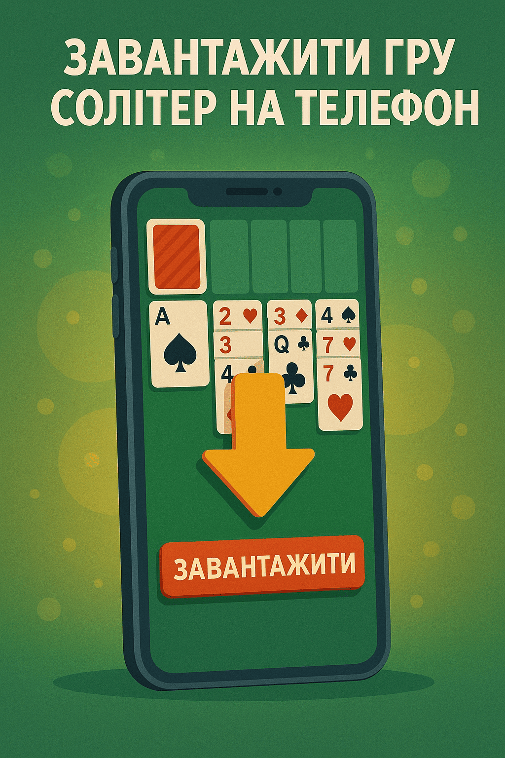 Завантажити гру Солітер на телефон
